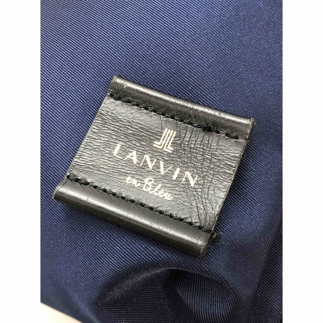 LANVIN en Bleu(ランバンオンブルー)のランバン　リボン　リュック　ネイビー青系　20664402 レディースのバッグ(リュック/バックパック)の商品写真