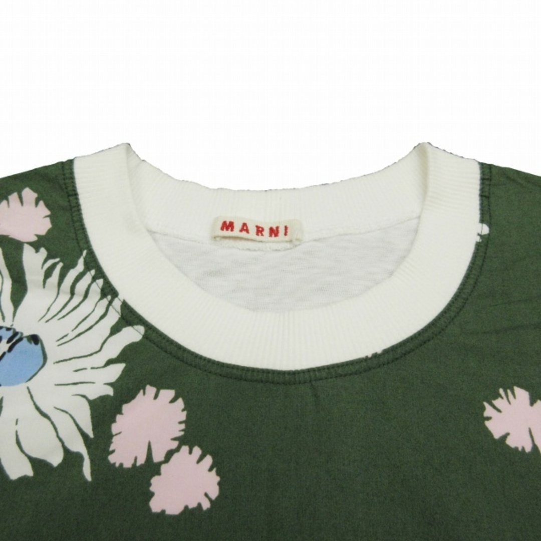 Marni(マルニ)の美品 マルニ MARNI ボタニカル フラワー プリント スイッチング Tシャツ レディースのトップス(Tシャツ(半袖/袖なし))の商品写真
