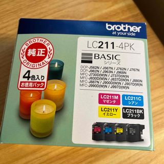 ブラザー(brother)のbrother インクカートリッジ LC211-4PK 4色(その他)