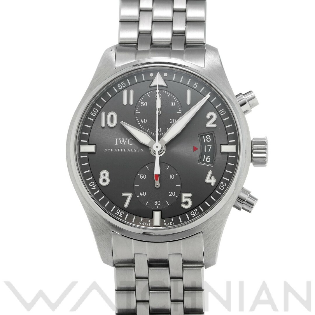 IWC(インターナショナルウォッチカンパニー)の中古 インターナショナルウォッチカンパニー IWC IW387804 グレー メンズ 腕時計 メンズの時計(腕時計(アナログ))の商品写真