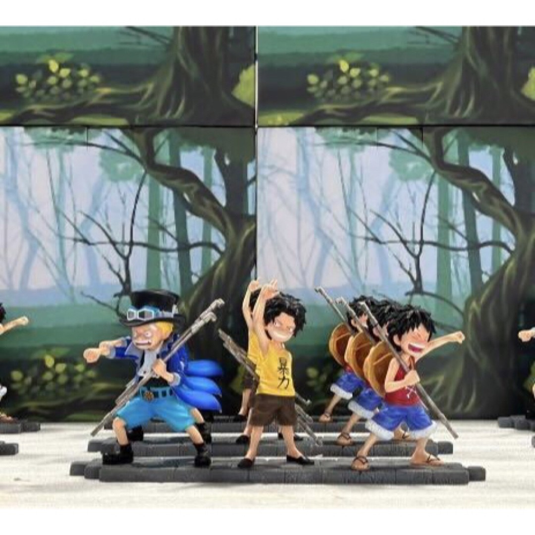 ルフィ&サボ&エース ワンピース ONE PIECE フィギュア ガレージ