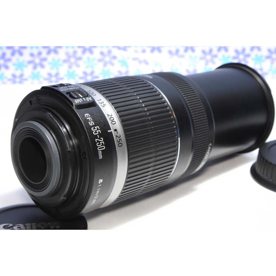 Canon - 超望遠レンズ☆Canon EF-S 55-250mm IS☆手振れ補正☆の通販