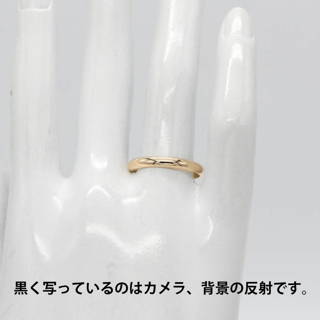 極美品 ミツワ 甲丸 K18 ピンクゴールド リング 指輪 A02953