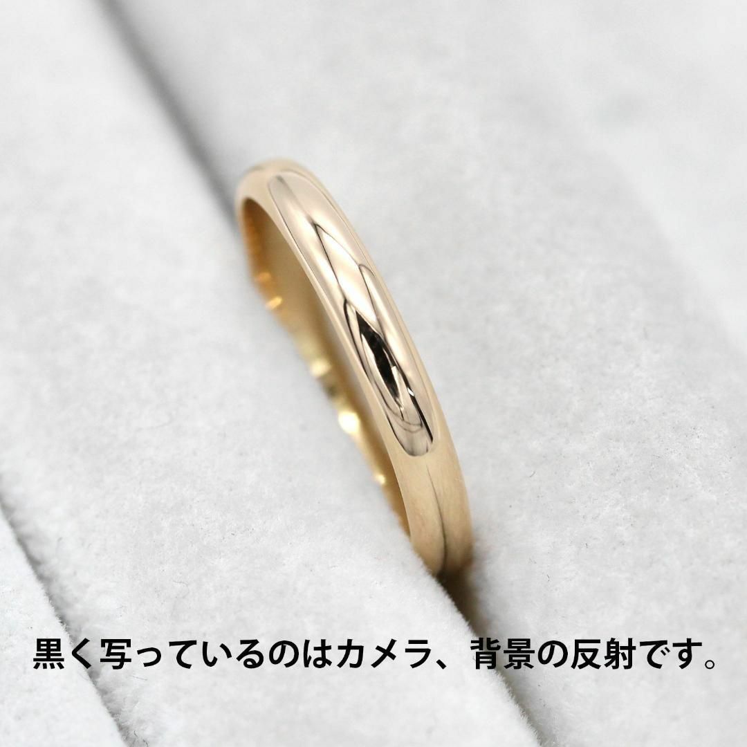 極美品 ミツワ 甲丸 K18 ピンクゴールド リング 指輪 A02953