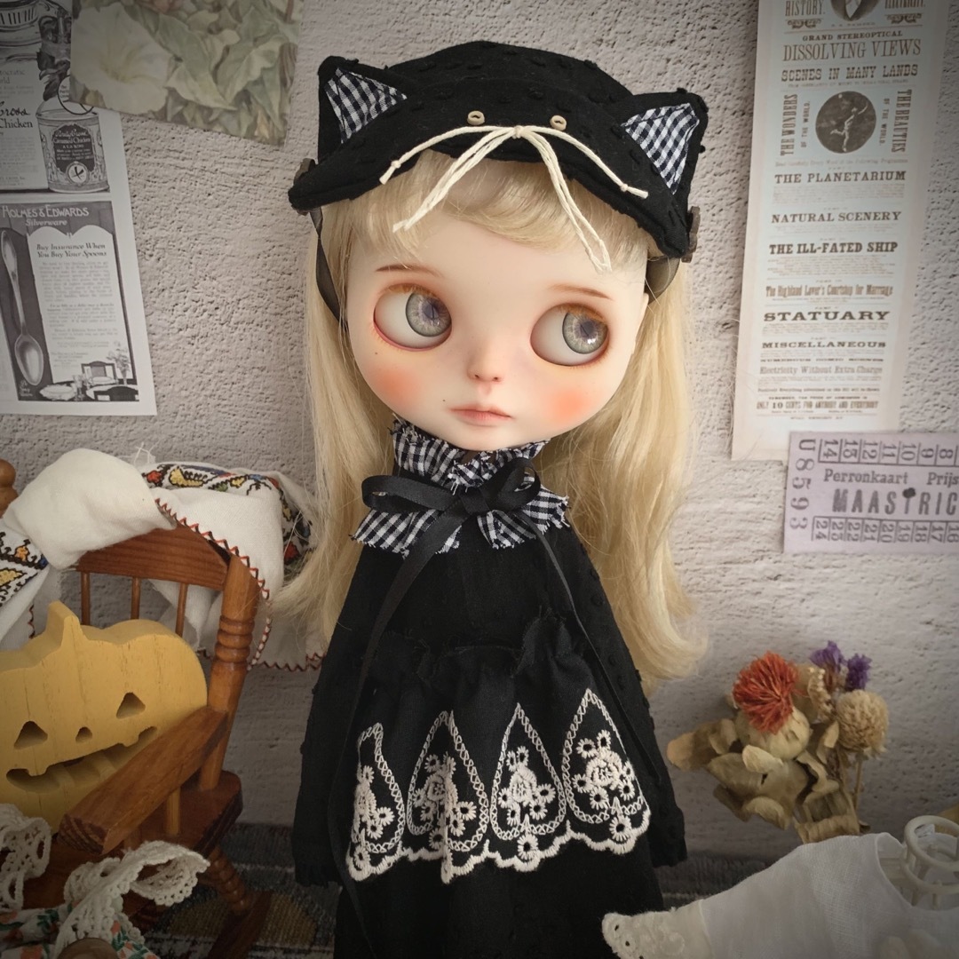 ブライス アウトフィット6点 ハロウィン blythe ドール服 ハンドメイド