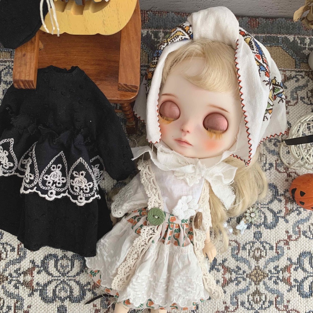 ブライス アウトフィット6点 ハロウィン blythe ドール服 ハンドメイド