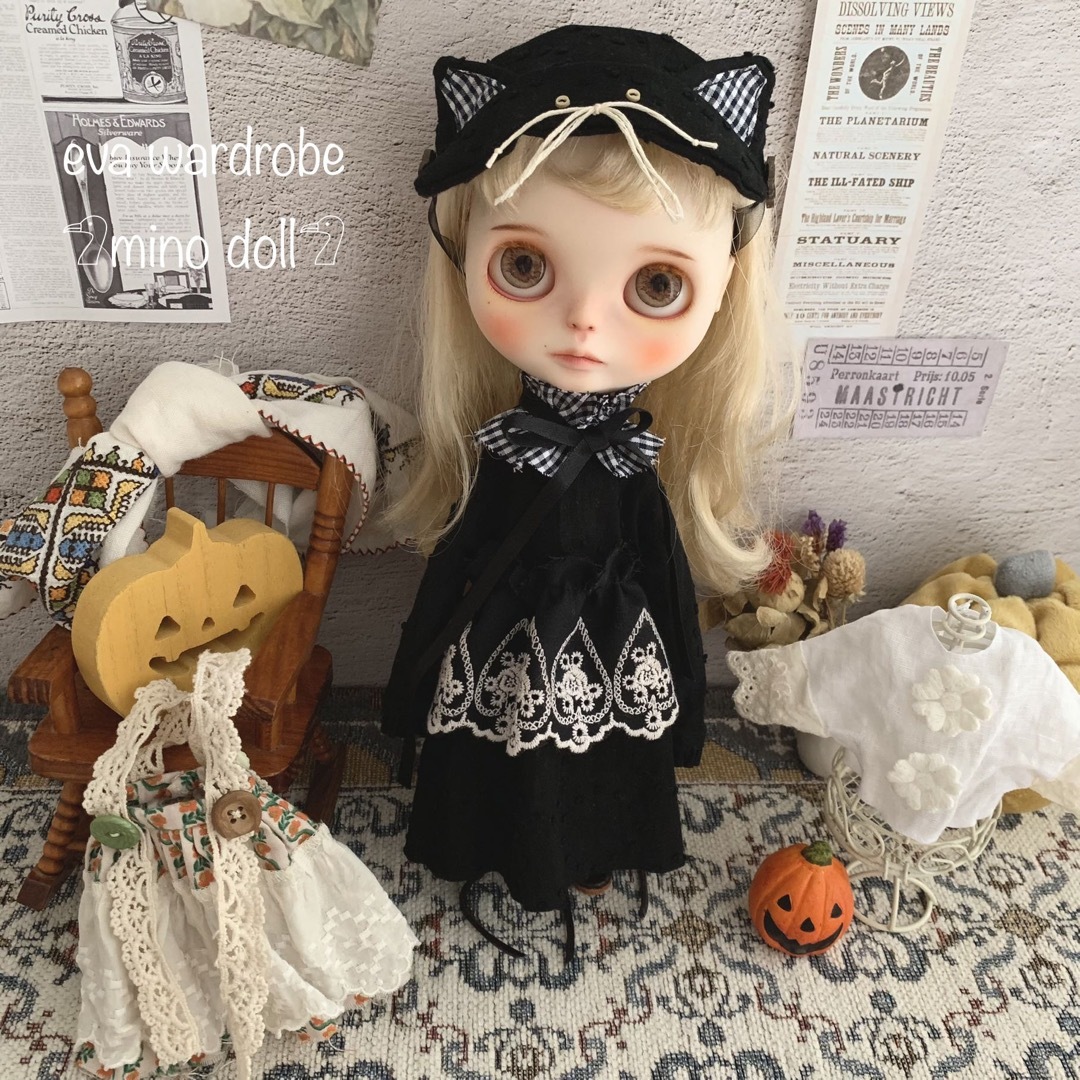 ブライス アウトフィット6点 ハロウィン blythe ドール服 ハンドメイド | フリマアプリ ラクマ