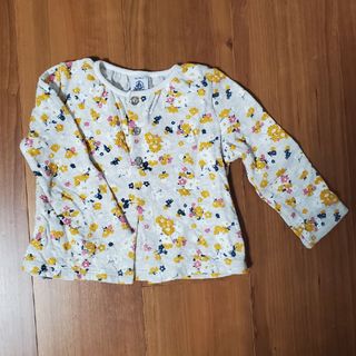 プチバトー(PETIT BATEAU)のプチバトー　カーディガン18m/81cm(カーディガン/ボレロ)