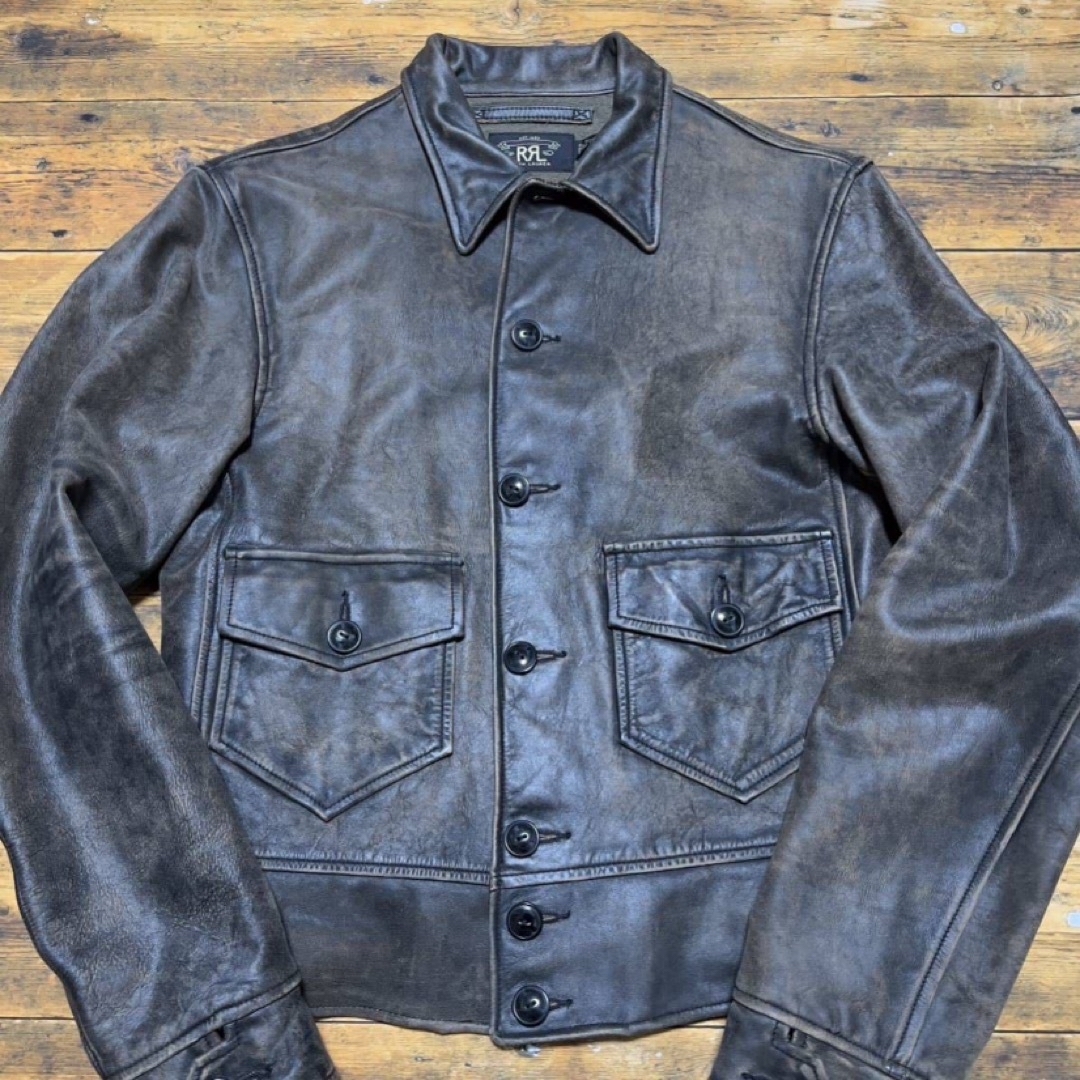 RRL - 希少！定価28万【RRL】レザージャケット ライダース