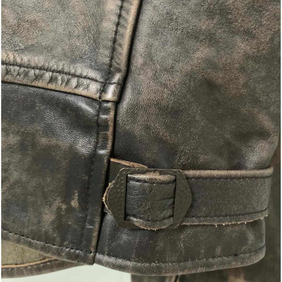 希少！定価28万【RRL】レザージャケット ライダース ヴィンテージ加工