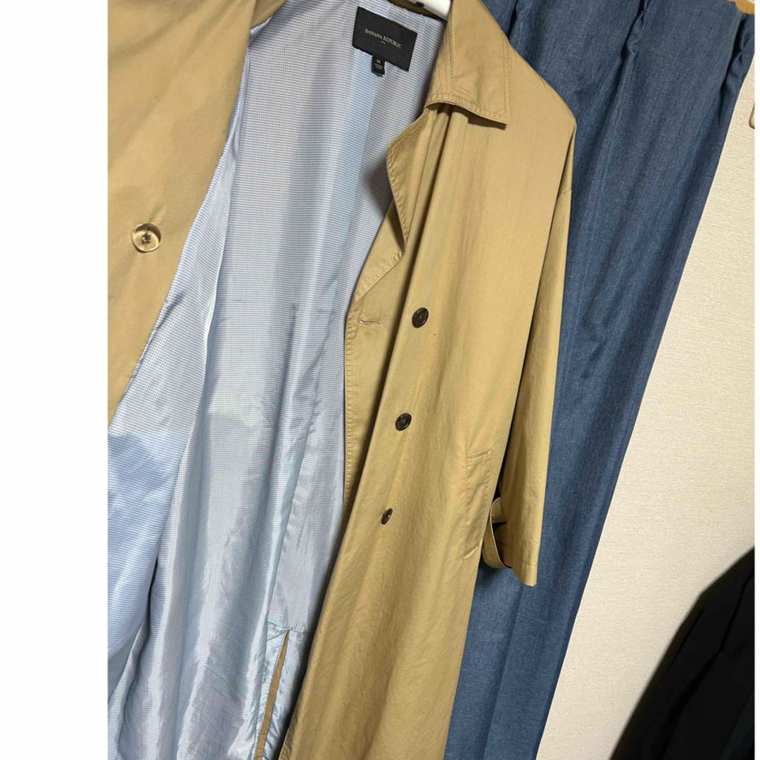 美品 バナナリパブリック ビックシルエットトレンチコート ベージュ M