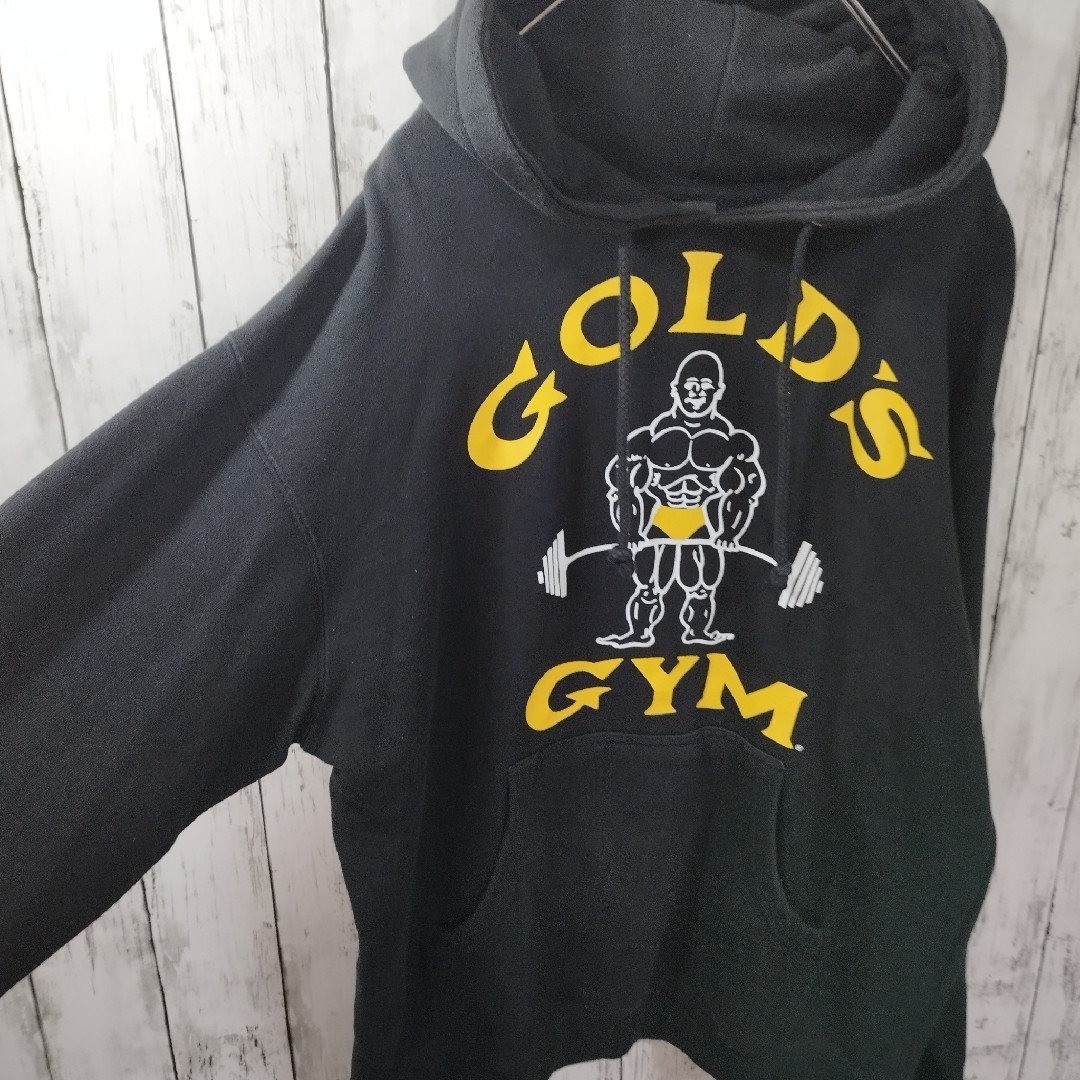 【GOLD'S GYM】ビッグロゴプリントプルオーバーパーカー　トレーニング 3