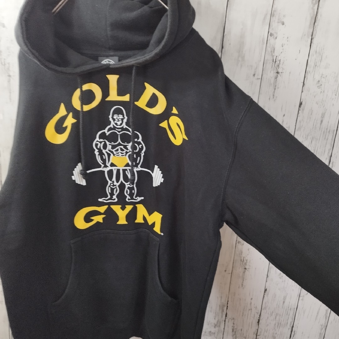 【GOLD'S GYM】ビッグロゴプリントプルオーバーパーカー　トレーニング 4