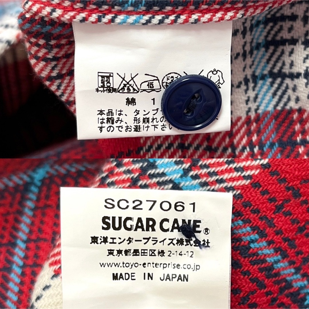 シュガーケーン チェックシャツ ★東洋エンタープライズ SUGAR CANE