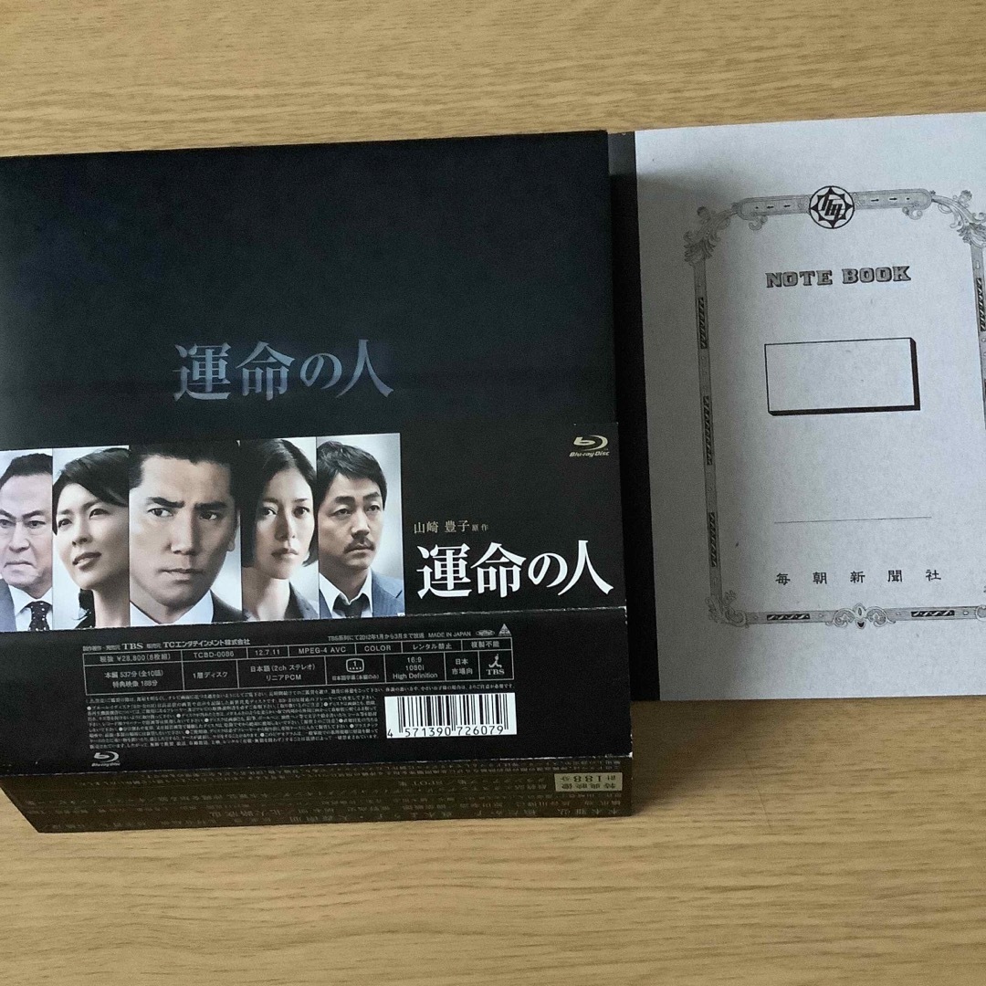 運命の人　Blu-ray　BOX Blu-ray