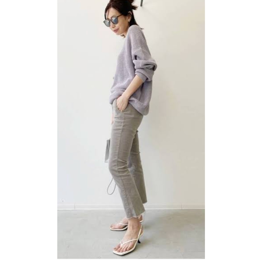 L'Appartement DEUXIEME CLASSE(アパルトモンドゥーズィエムクラス)の【かずりん樣専用】Corduroy Pants レディースのパンツ(クロップドパンツ)の商品写真