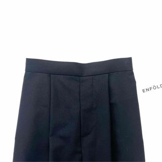新品✨ENFOLD サイドベンツ ゴム ジョッパーズ パンツ ウール 黒 34