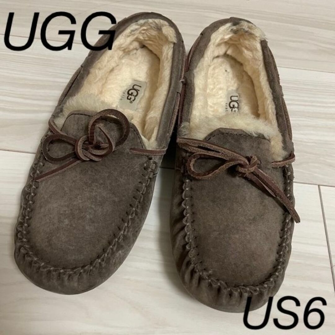UGG モカシン ダコタ us6 - スリッポン/モカシン