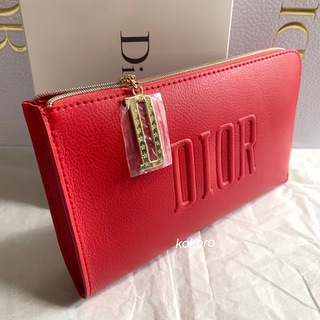 @aさま専用ページ★Dior★ディオール ポーチ レッド.*・゜　.゜・*.