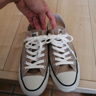 オールスター(ALL STAR（CONVERSE）)のコンバース　ベージュ　ローカット(スニーカー)