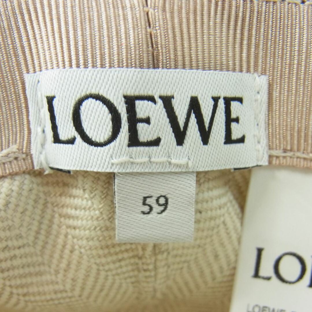 LOEWE - LOEWE ロエベ アナグラム ロゴ刺繍 バケットハット 帽子