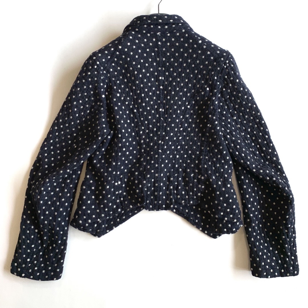 《美品》COMME des GARCONS ドット 変形 テーラードジャケット