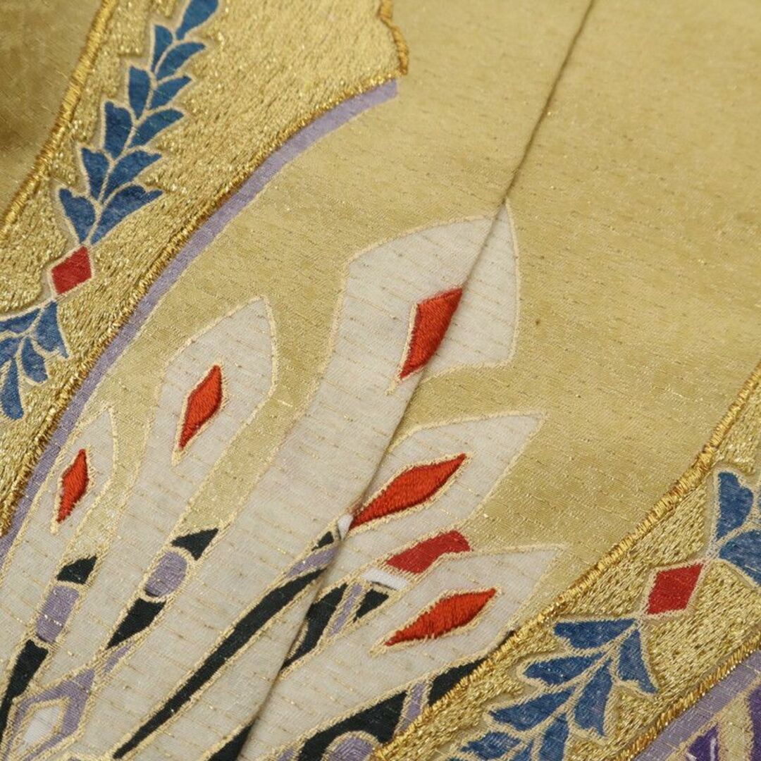 七五三 男の子3歳 羽織+着物 2点セット ベージュ 兜花唐草鷹 9RY62の