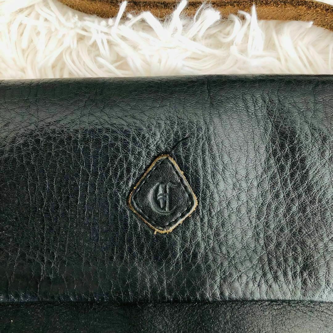 CLEDRANクレドラン　レザーショルダーバッグ　財布　ブラック黒　ミニ 3