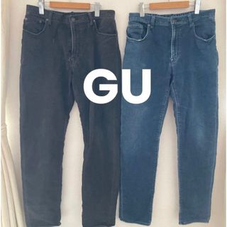 ジーユー(GU)のGUストレッチパンツまとめ売り　L size(ワークパンツ/カーゴパンツ)