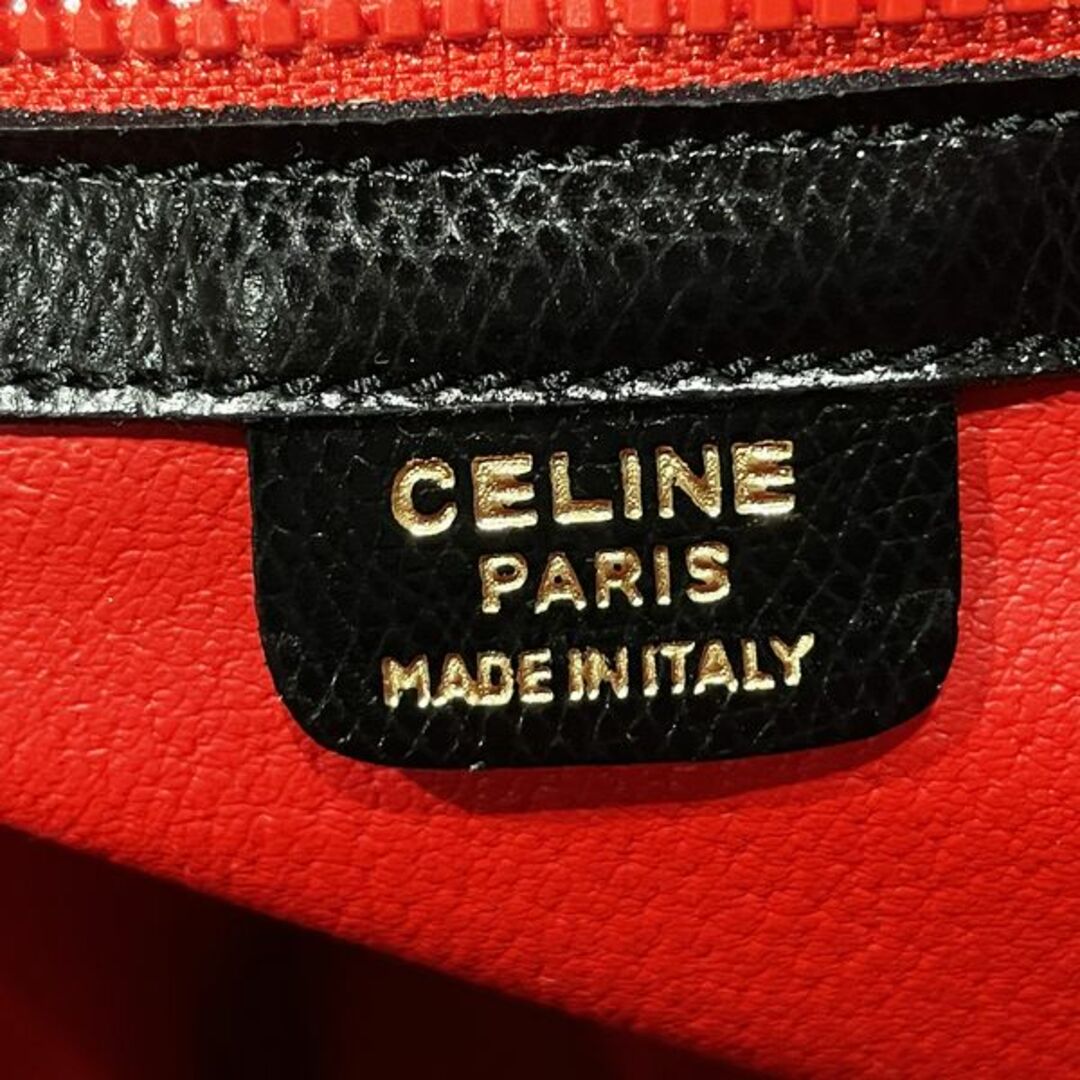 CELINE ボリード型 2WAY ロゴ オールド ヴィンテージ ハンドバッグ レザー