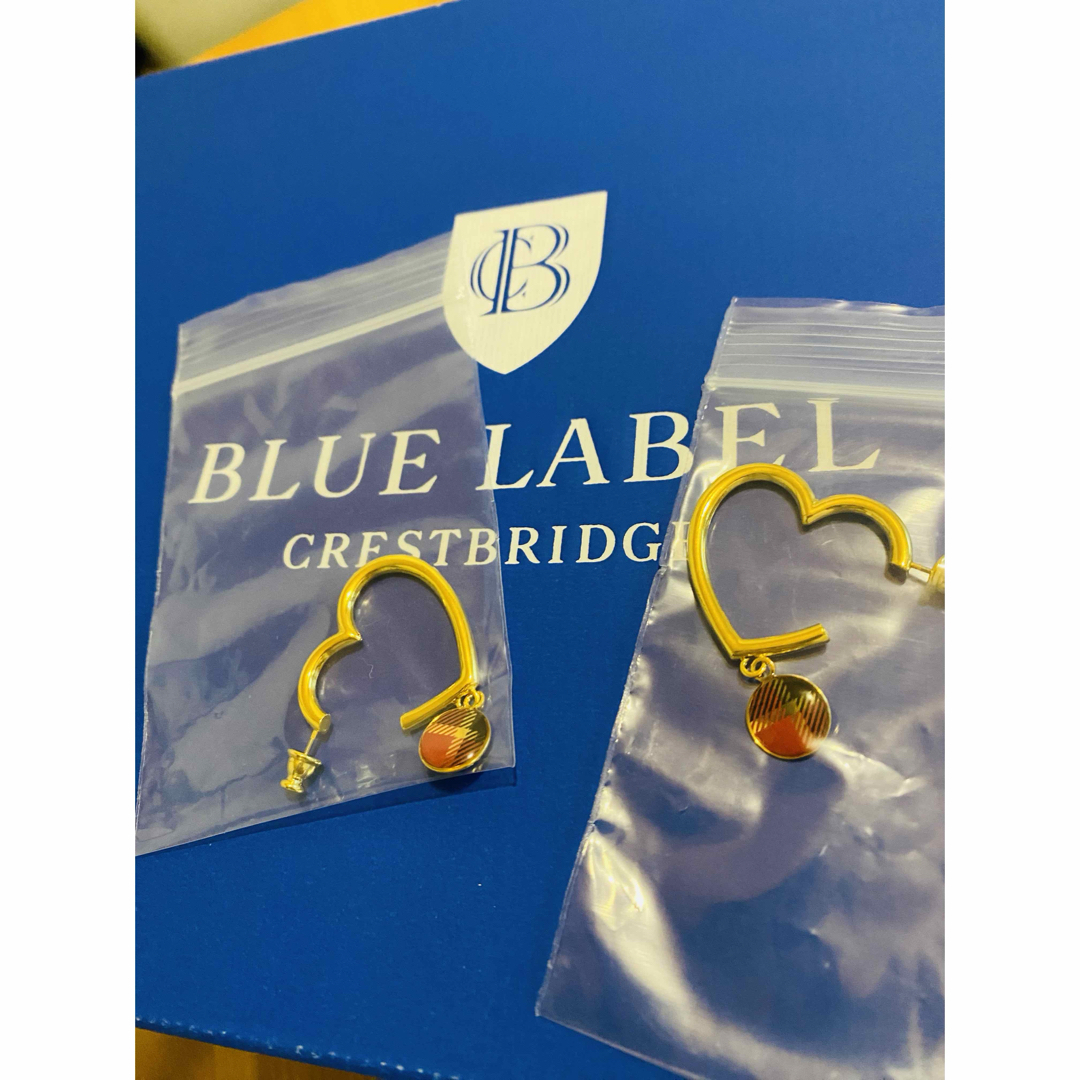 BLUE LABEL CRESTBRIDGE(ブルーレーベルクレストブリッジ)の新品ブルーレーベルクレストブリッジ  ピアス　チェック　イヤリング　アクセサリー メンズのアクセサリー(ピアス(両耳用))の商品写真