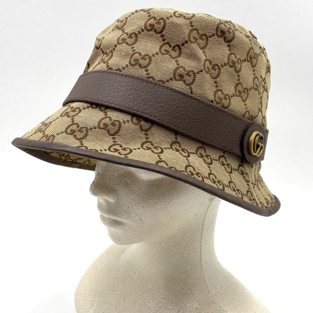 Gucci - GUCCI グッチ ハット フェドラハット バケットハット Sサイズ