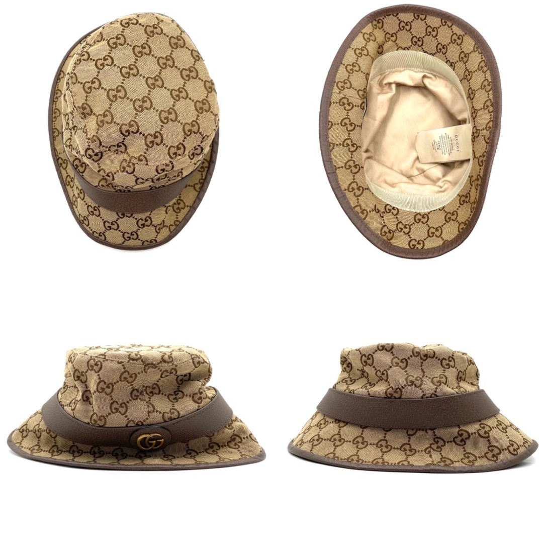 Gucci - GUCCI グッチ ハット フェドラハット バケットハット Sサイズ