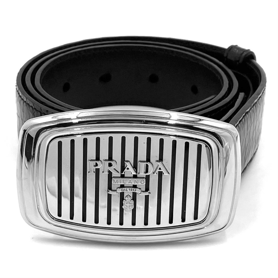 PRADA - 【限定価格】PRADA プラダ ベルト ロゴ 80/32 型押し