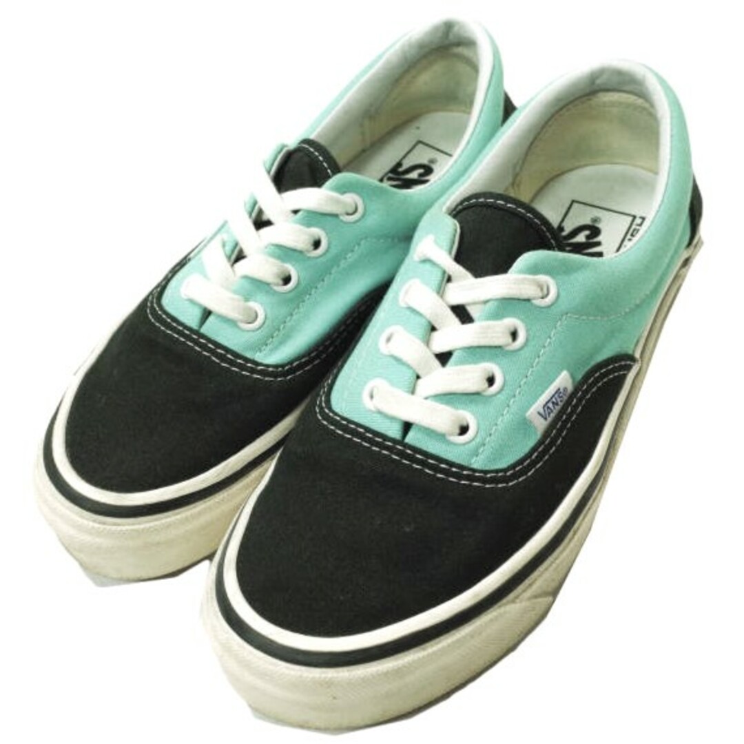 VANS(ヴァンズ)のVANS バンズ ERA 95 DX - ANAHEIM FACTORY COLLECTION エラ アナハイムファクトリー US5.5(23.5cm) BLACK/AQUA キャンバス STYLE 95 ULTRA CUSH スニーカー シューズ【中古】【VANS】 レディースの靴/シューズ(スニーカー)の商品写真