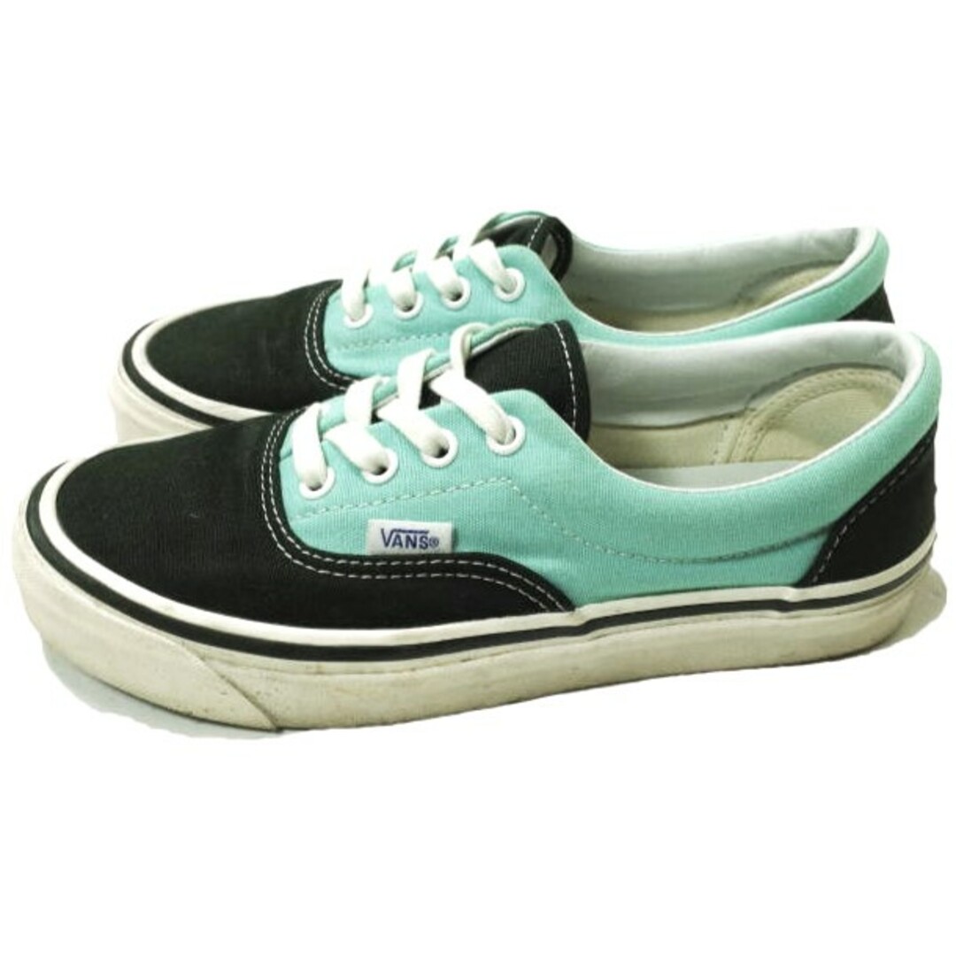 VANS(ヴァンズ)のVANS バンズ ERA 95 DX - ANAHEIM FACTORY COLLECTION エラ アナハイムファクトリー US5.5(23.5cm) BLACK/AQUA キャンバス STYLE 95 ULTRA CUSH スニーカー シューズ【中古】【VANS】 レディースの靴/シューズ(スニーカー)の商品写真