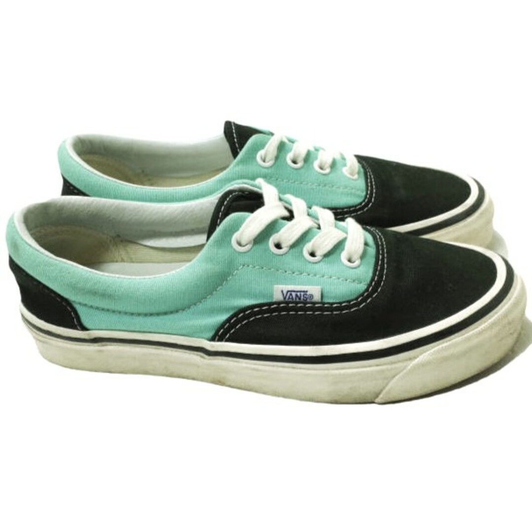 VANS(ヴァンズ)のVANS バンズ ERA 95 DX - ANAHEIM FACTORY COLLECTION エラ アナハイムファクトリー US5.5(23.5cm) BLACK/AQUA キャンバス STYLE 95 ULTRA CUSH スニーカー シューズ【中古】【VANS】 レディースの靴/シューズ(スニーカー)の商品写真