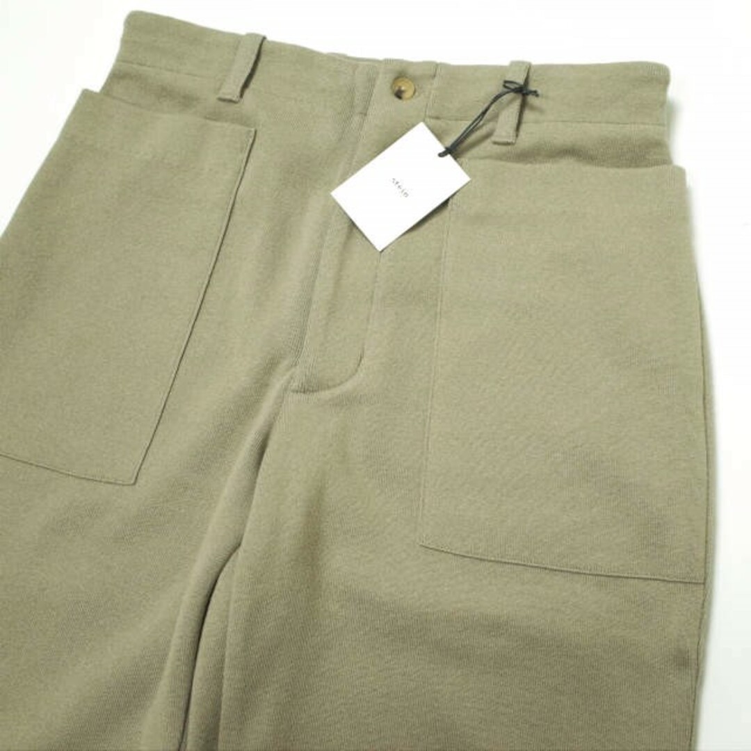 stein シュタイン 22SS 日本製 Cotton Cashmere Knit Easy Trousers コットンカシミヤニットイージートラウザーズ ST.375 S BEIGE パンツ ボトムス【新古品】【中古】【stein】