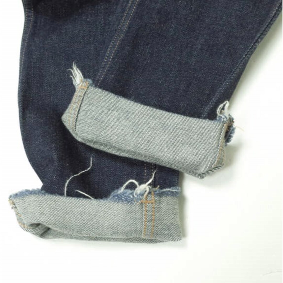 UNUSED(アンユーズド)のUNUSED アンユーズド 日本製 13.5oz denim five pockets pants カットオフ5ポケットスリムデニムパンツ 1 インディゴ ジーンズ ジップフライ ボトムス【中古】【UNUSED】 メンズのパンツ(デニム/ジーンズ)の商品写真