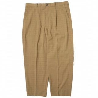 スティーブンアラン(steven alan)のSteven Alan スティーブンアラン 日本製 TW GRAPH CHECK SUPER BAGGY TAPERED - JUST ウィンドウペンチェック スーパーバギーテーパードパンツ 8114-217-0471 XL ブラウン 1タック ボトムス【中古】【Steven Alan】(その他)