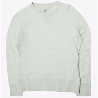 LOOPWHEELER x BEAMS PLUS ループウィラー ビームスプラス 別注 日本製 アスレチッククルーネックスウェット S ASH GRAY トレーナー プルオーバー 両Vガゼット トップス【中古】【LOOPWHEELER × BEAMS PLUS】(スウェット)