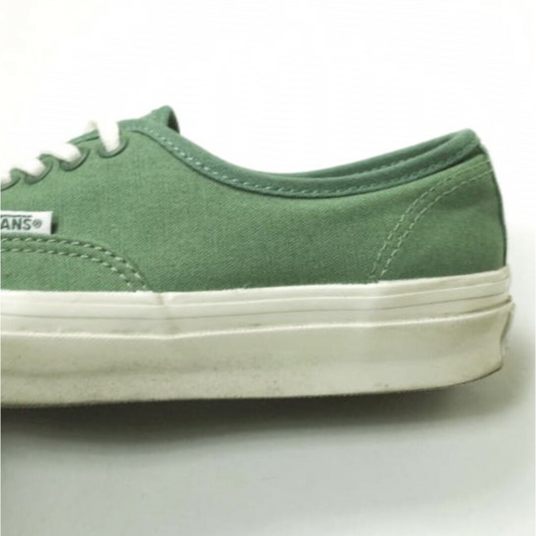 VANS(ヴァンズ)のVANS x Pilgrim Surf+Supply バンズ ピルグリム サーフ+サプライ 別注 AUTHENTIC LX オーセンティック US6.5(24.5cm) GREEN/MARSHMALLOW キャンバス Vault OG スニーカー シューズ【中古】【VANS × Pilgrim Surf+Supply】 メンズの靴/シューズ(スニーカー)の商品写真