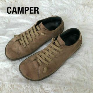 カンペール(CAMPER)のCAMPERカンペール　レザースニーカー　ベージュ　ペウ・カミPeuCami(スニーカー)