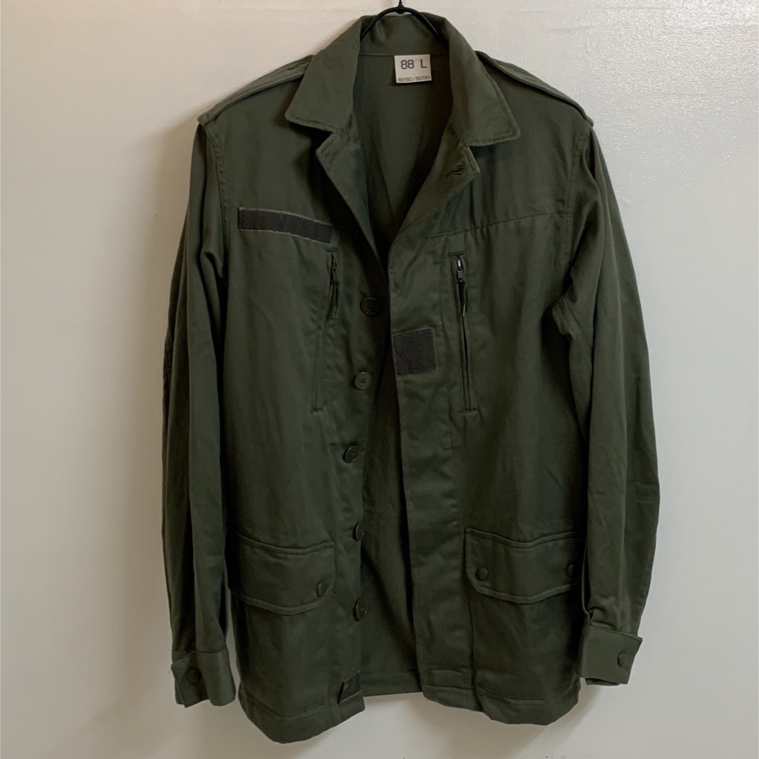 FRANCE VINTAGE 1987s フランス軍 F2ジャケット カーキ系-