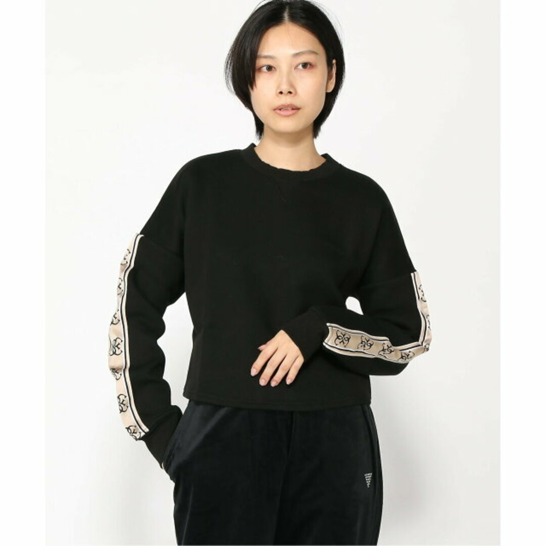 GUESS(ゲス)の【ブラック(JBLK)】(W)Cymone Sweatshirt レディースのトップス(トレーナー/スウェット)の商品写真