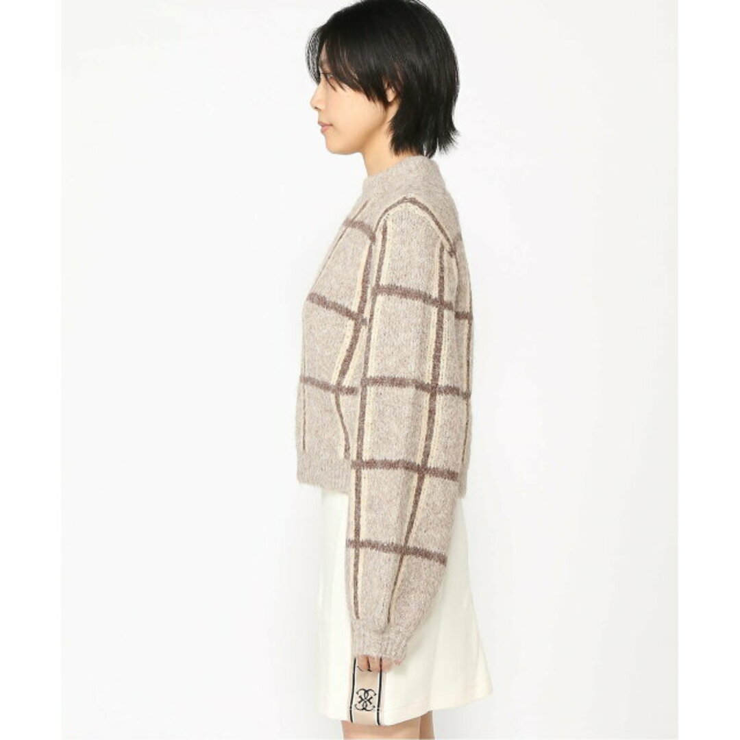 GUESS(ゲス)の【ゴールド(F14U)】【M】GUESS ニット セーター (W)Nadia Plaid Sweater レディースのトップス(その他)の商品写真