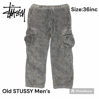 ステューシー(STUSSY)のOLD STUSSY ワーク/カーゴパンツ グレー迷彩　#55119(ワークパンツ/カーゴパンツ)