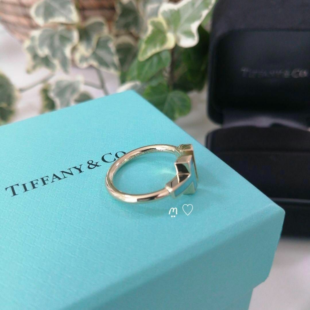 Tiffany & Co.   ティファニー Ꭲワイヤーリング ターコイズ  号