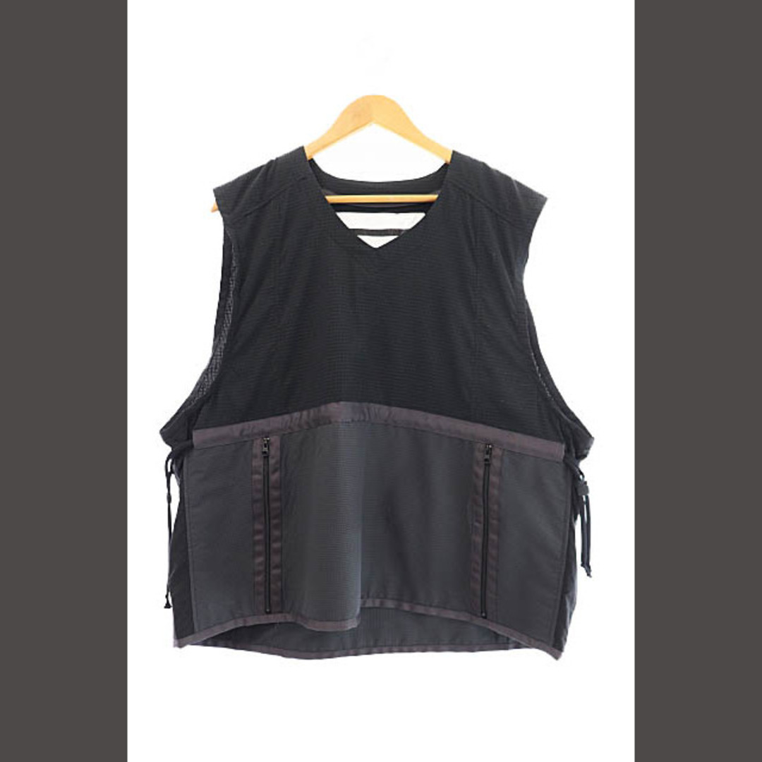 SHEBA シーバ 23SS RAVE VEST レイヴ ベスト 2 黒ブラック