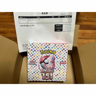 ポケモン(ポケモン)のポケモンカード　151 BOX(Box/デッキ/パック)